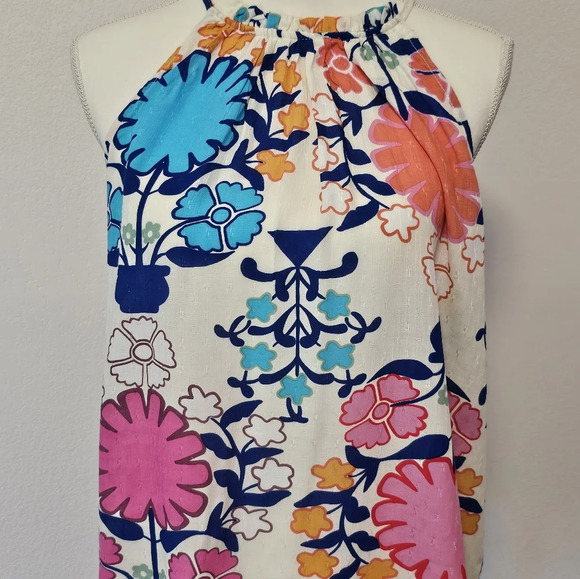 Rachel Roy Floral Sleeveless Halter Top Women's Size Small NWOT - Picture 9 of 9